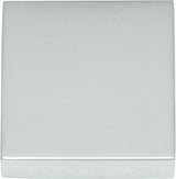 Atlas Homewares Thin Square Knob 1 1/4 Inch Polished Chrome