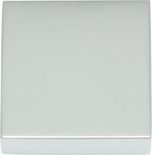 Atlas Homewares Thin Square Knob 1 1/4 Inch Polished Chrome