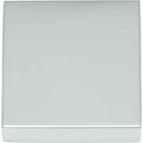 Atlas Homewares Thin Square Knob 1 1/4 Inch Polished Chrome
