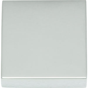 Atlas Homewares Thin Square Knob 1 1/4 Inch Polished Chrome