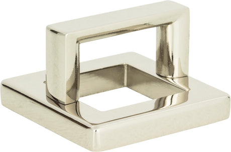 Atlas Homewares Tableau Square Base and Top 1 7/16 Inch (c-c) Polished Nickel