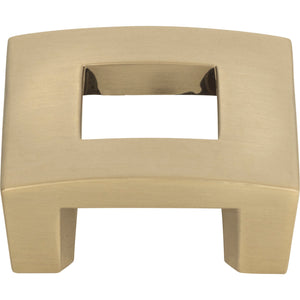 Atlas Homewares Centinel Square Knob 1 1/4 Inch (c-c) Champagne