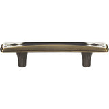 Atlas Homewares Canterbury Pull 3 Inch (c-c) Black & White