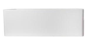 ALFI brand AB510-W White 30" Contemporary Smooth Apron Fireclay Farmhouse Kitchen Sink