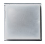 ALFI brand 12" x 12" White Matte Stainless Steel Square Single Shelf Bath Shower Niche
