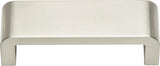 Atlas Homewares Platform Pull 3 3/4 Inch (c-c) Brushed Nickel