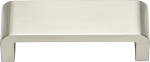 Atlas Homewares Platform Pull 3 3/4 Inch (c-c) Brushed Nickel