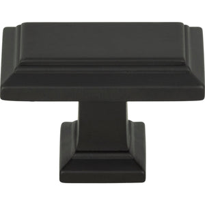 Atlas Homewares Sutton Place Rectangle Knob 1 7/16 Inch Modern Bronze
