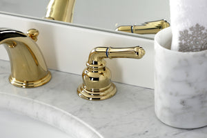 Kingston Brass KB962B Widespread Bathroom Faucet, Polished Brass