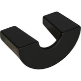 Atlas Homewares Roundabout Knob 1 1/4 Inch (c-c) Matte Black