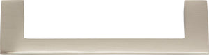 Atlas Homewares Angled Drop Pull 5 1/16 Inch (c-c) Brushed Nickel