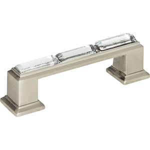 Atlas Homewares Legacy Crystal Pull 3 Inch (c-c) Brushed Nickel
