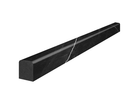Anatolia Tile 1/2X12 Galaxia Nero Polished Marble Deco-Bar 5002-0111-0 - Mini 1/2" X 12" Galaxia Nero Deco-Bar - premium natural stone mosaic tile from Anatolia Tile, available at PoshHaus showroom in Keene, NH