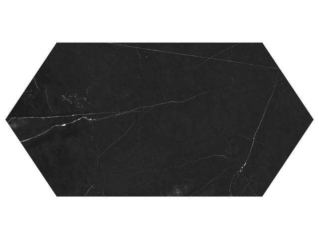 Anatolia Tile 24 Inch Galaxia Nero Picket Polished Marble Tile 5000-0641-0 - 12X24 Picket Galaxia Nero Picket - premium natural stone mosaic tile from Anatolia Tile, available at PoshHaus showroom in Keene, NH