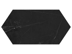 24 Inch Galaxia Nero Picket Polished Marble Tile - 12