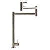 ALFI brand AB5018-BSS Brushed Stainless Steel Retractable Pot Filler Faucet