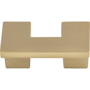 Atlas Homewares U Turn Knob 1 1/4 Inch (c-c) Champagne