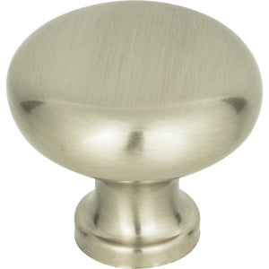 Atlas Homewares Round Knob 1 1/4 Inch Brushed Nickel