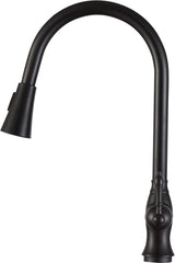 ANZZI KF-AZ214ORB Rodeo Single-Handle Pull-Out Sprayer Kitchen Faucet in Oil Rubbed Bronze