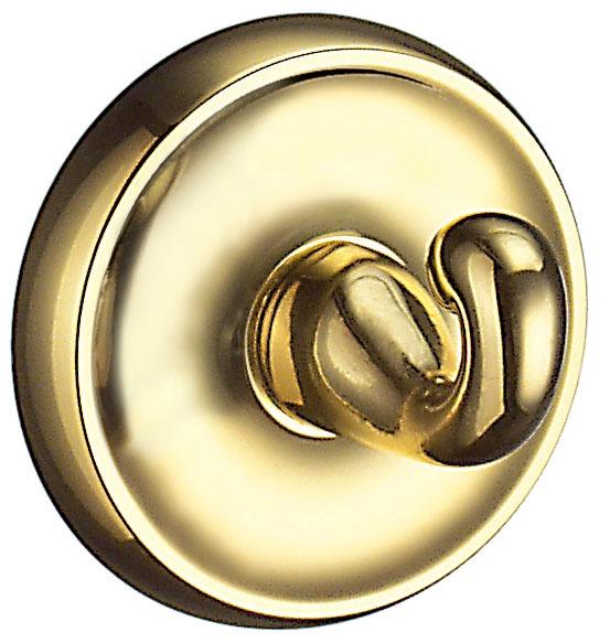 Smedbo Villa Towel Hook in Polished Brass