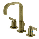 Fauceture FSC89633NDL NuvoFusion Widespread Bathroom Faucet, Antique Brass