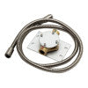 ALFI brand AB2843-BN Brushed Nickel Single Hole Floor Mounted Waterfall Tub Filler