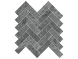 Anatolia Tile 1.25X4 Gemma Mystique Herringbone Brushed Marble Mosaic 5001-0306-0 * 1 Sheet = .89 Sqft * Gemma Mystique Herringbone - premium natural stone mosaic tile from Anatolia Tile, available at PoshHaus showroom in Keene, NH