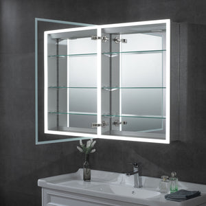 24" x 32" Single Door LED Light Medicine Cabinet