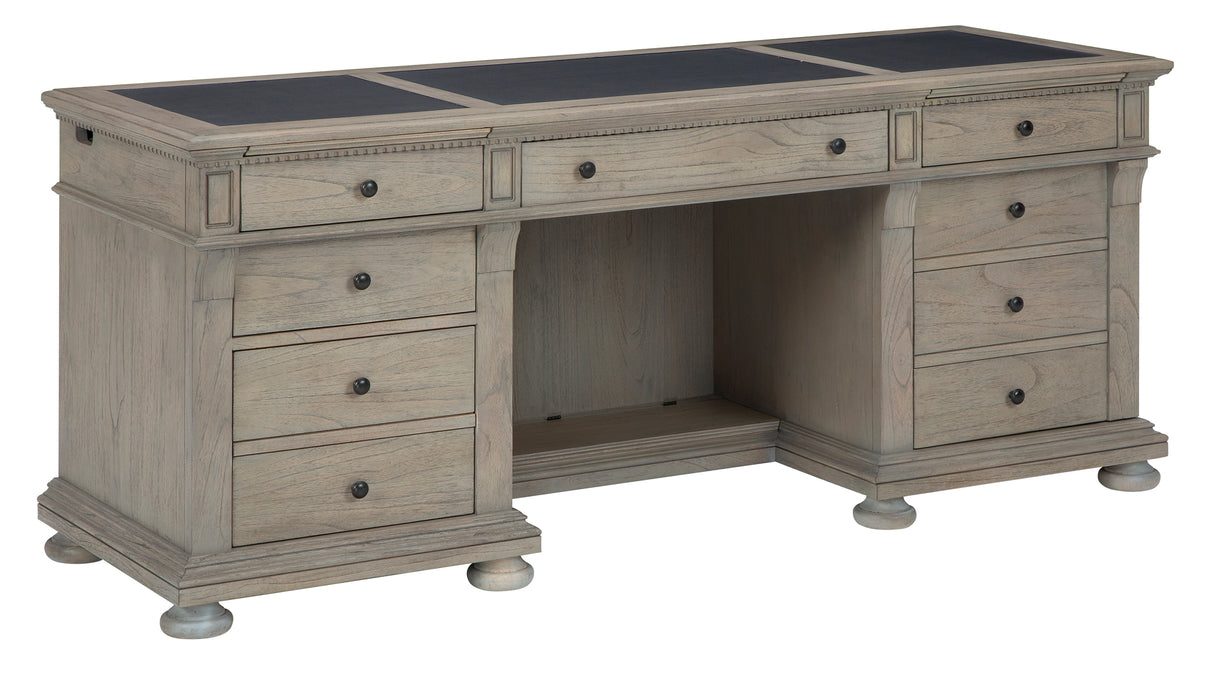 Hekman 79401 Wellington Estates Office 73in. x 24.25in. x 31.25in. Executive Credenza