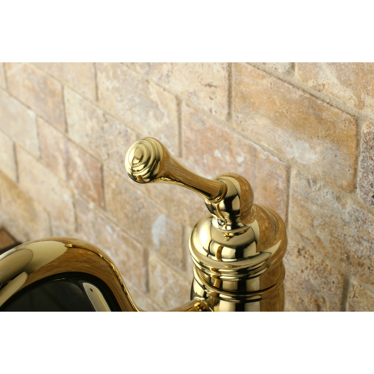 Kingston Brass KB1422BL Vessel Sink Faucet, Polished Brass