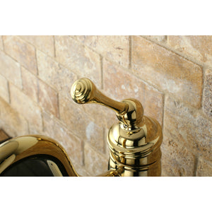 Kingston Brass KB1422BL Vessel Sink Faucet, Polished Brass