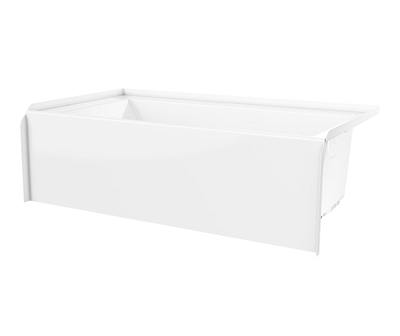 Swanstone VP6032CTMINL/R 60 x 32 Solid Surface Bathtub with Right Hand Drain in White VP6032CTMINR.010