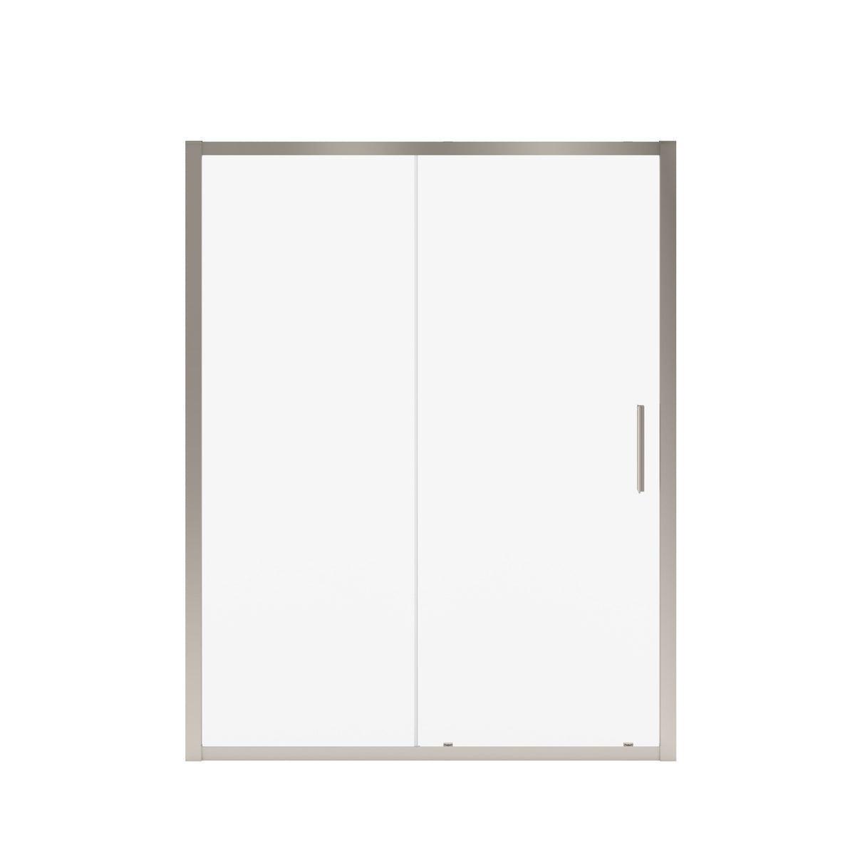 MAAX 135244-900-305-000 Connect 57-58 ½ x 72 in. 6mm Sliding Shower Door for Alcove Installation with Clear glass in Brushed Nickel