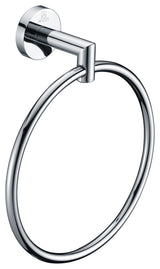 ANZZI AC-AZ009 Caster 2 Series Towel Ring in Polished Chrome