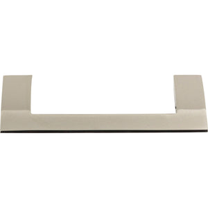 Atlas Homewares Angled Drop Pull 3 3/4 Inch (c-c) Polished Nickel