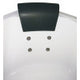 EAGO AM200  5' Rounded Modern Double Seat Corner Whirlpool Bath Tub with Fixtures