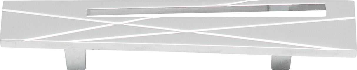 Atlas Homewares Modernist Right Pull 3 Inch (c-c) Polished Chrome