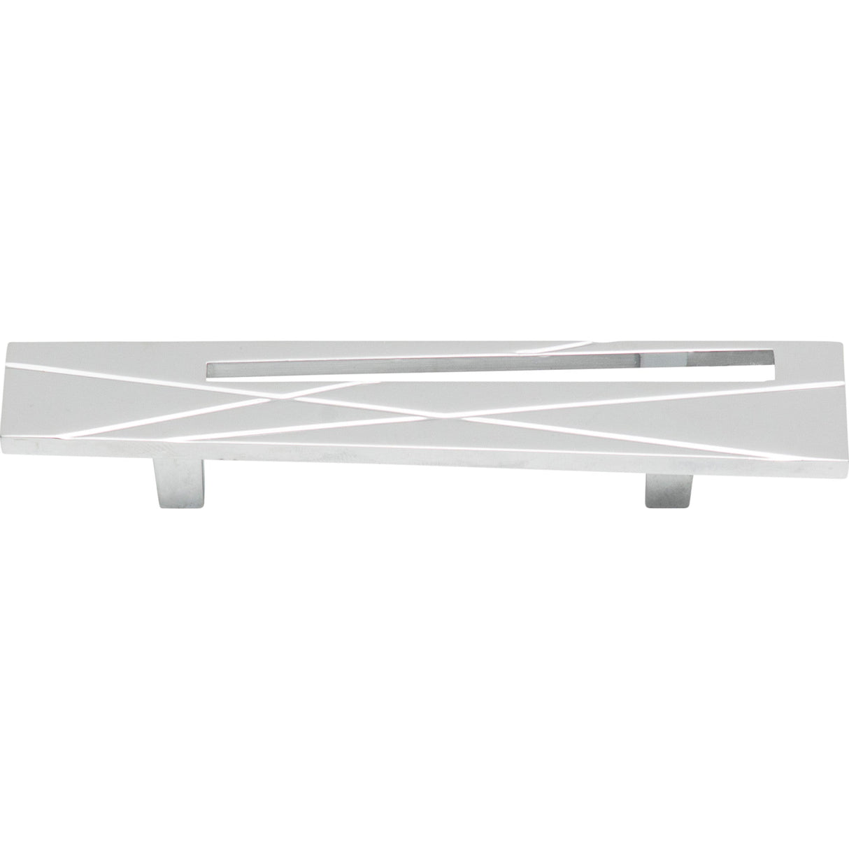 Atlas Homewares Modernist Right Pull 3 Inch (c-c) Polished Chrome