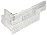 Anatolia Tile 6X18 Assembled Corner Ledger Stone Glacier Split Face Stone Trim 76-370  - premium natural stone mosaic tile from Anatolia Tile, available at PoshHaus showroom in Keene, NH