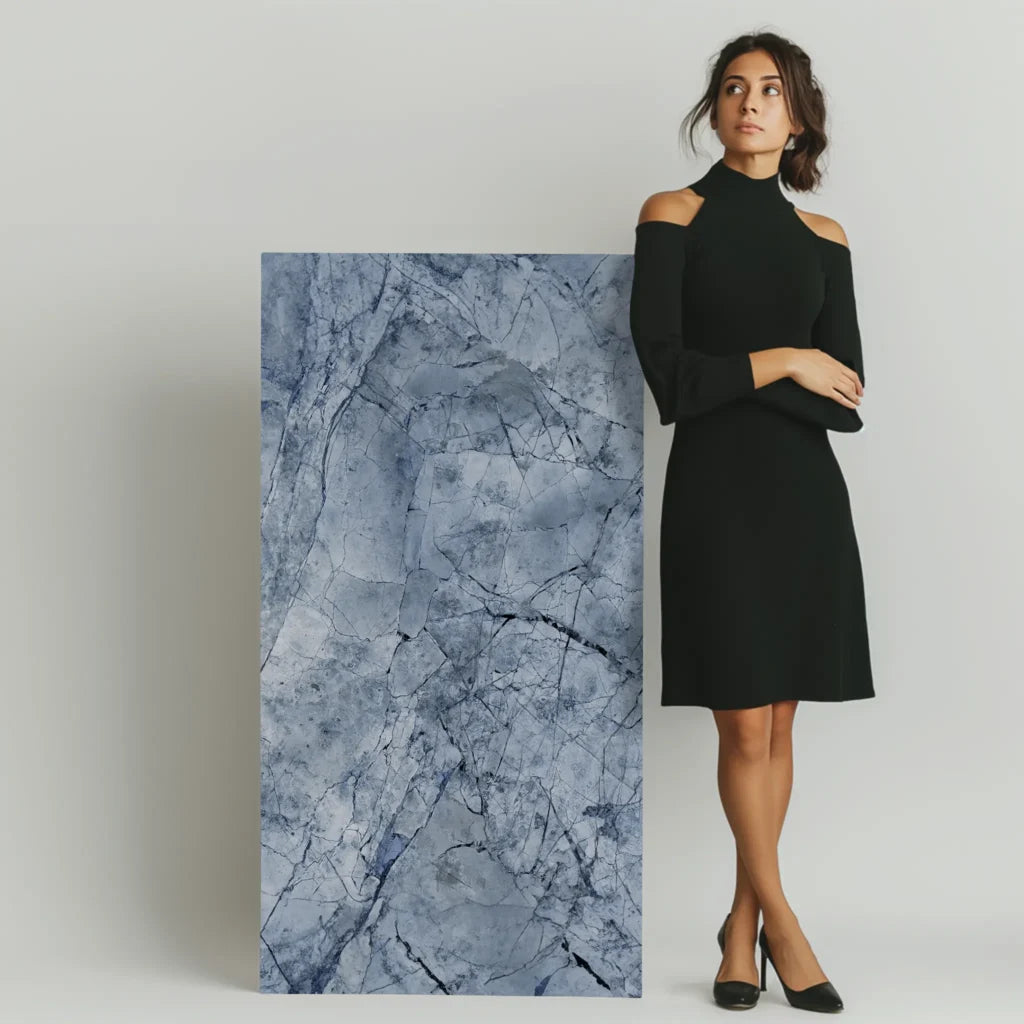 MSI Lambert Glacier 24" x 48" Polished Porcelain Floor and Wall Tile (Case)