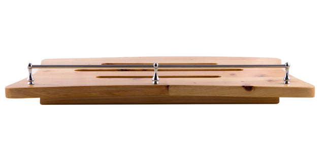 ALFI brand AB5512 Wooden Over The Tub Portable Caddy Tray Bathroom Accessory