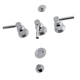 Kingston Brass KB6321DL Concord Three-Handle Bidet Faucet, Polished Chrome