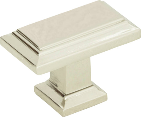 Atlas Homewares Sutton Place Rectangle Knob 1 7/16 Inch Polished Nickel
