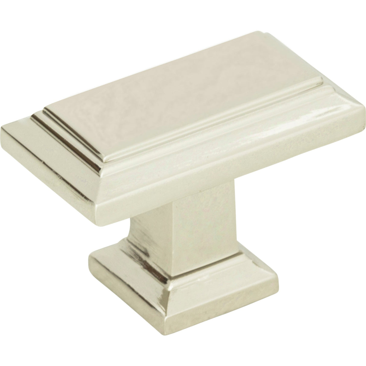 Atlas Homewares Sutton Place Rectangle Knob 1 7/16 Inch Polished Nickel