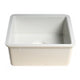 ALFI brand AB2017 20" White Single Bowl Fireclay Undermount Kitchen Sink