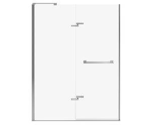 MAAX 139587-810-084-000 Capella 78 56-59 x 78 in. 8 mm Pivot Shower Door for Alcove Installation with GlassShield® glass in Chrome