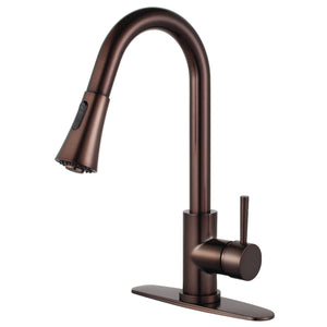 Gourmetier LS8725DL Concord Single-Handle Pull-Down Kitchen Faucet, Oil Rubbed Bronze