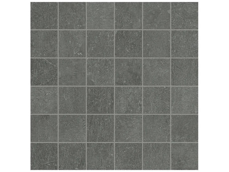 Anatolia Tile 2X2 Nexus Graphite 36 Piece Matte Porcelain Mosaics. 1 Sheet = .96 Sq. Ft. 4501-0168-0 (69-939) Graphite 2x2 - premium natural stone mosaic tile from Anatolia Tile, available at PoshHaus showroom in Keene, NH