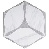 Molovo Corola Hexagon Gray 7.7x8.9 Matte Porcelain Tile Case