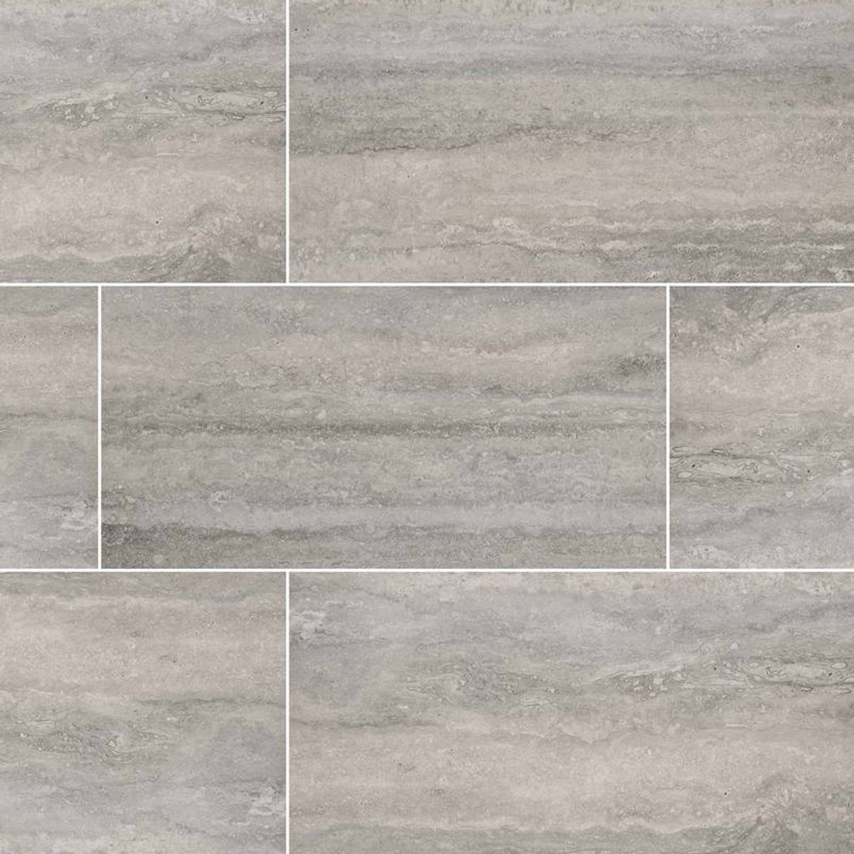 Veneto Gray Glazed Porcelain 12"x24" Floor and Wall Tile - MSI Collection VENETO GRAY 12X24 (Case)